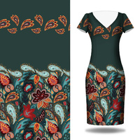 BUNT PAISLEY - Kleid-Panel krepp