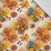 AUTUMN FLOWERS WZ. 25 - tkanina bawełniana