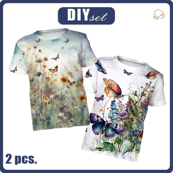 2-PACK - KINDER T-SHIRT - MAGIC MEADOW WZ. 9 - Nähset (152/158)