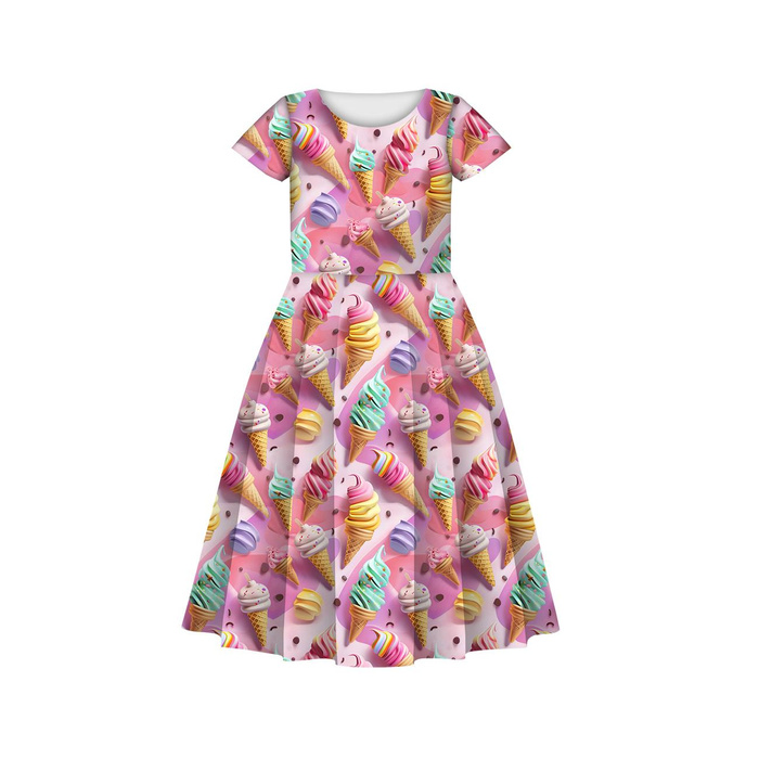 KID'S DRESS "MIA" (98/104) -  SWEETS WZ.16 - sewing set