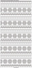 KISSEN 45x45 - ALPIN BLUMEN / grau Streifen - Velours - Nähset