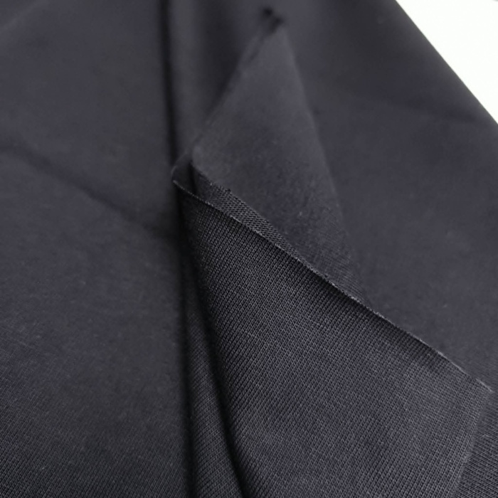 Prémiová tričkovina HEAVY 260 g/m² | 100% bavlna - ČERNÝ