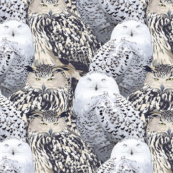 EAGLE-OWLS - Viscose jersey WE210