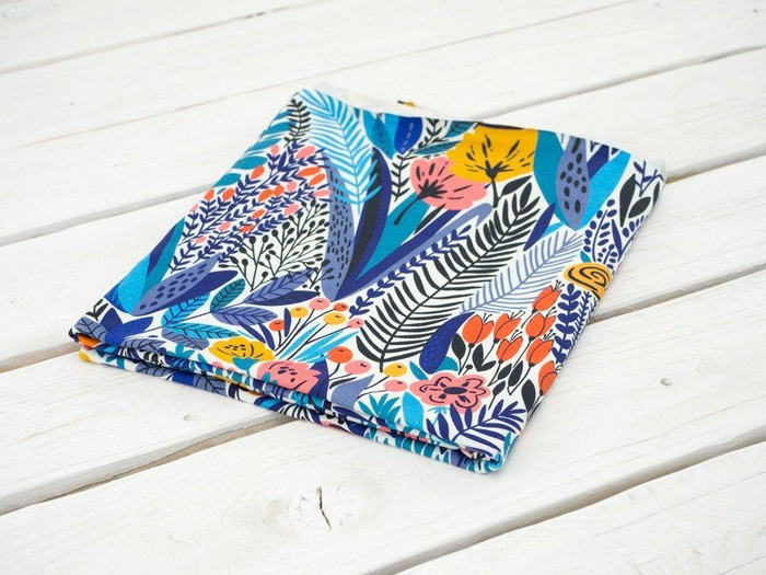 COLORFUL MEADOW - Viscose jersey WE210