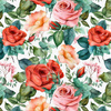 FLOWERS WZ.45 - tkanina bawełniana