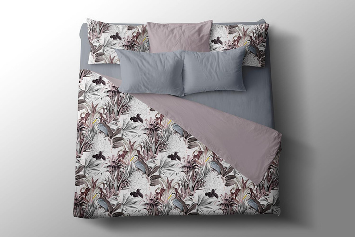 LUXE TROPICAL pat. 2 - Cotton woven fabric