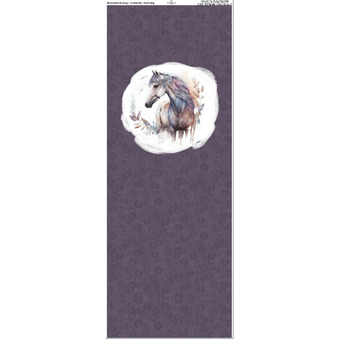 GYM BAG - WATERCOLOR HORSE - big