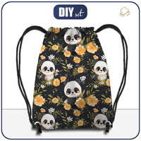 GYM BAG - PANDY / FLOWERS - sewing set
