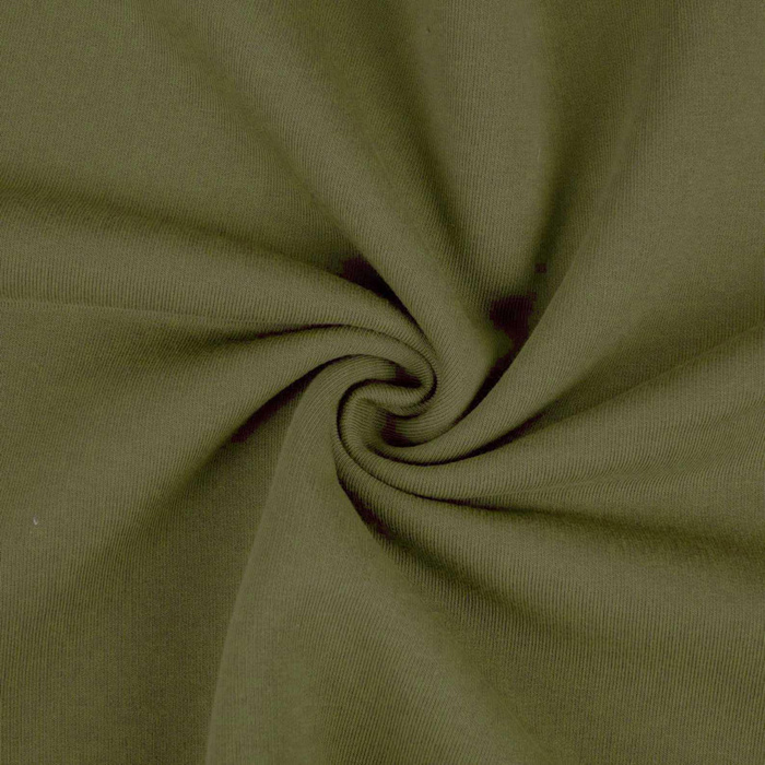 D-13 OLIVE GREEN - thick brushed sweatshirt D300