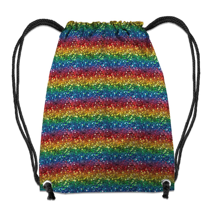 TURNBEUTEL - HOLOGRAPHIC RAINBOW ms. 2 - klein