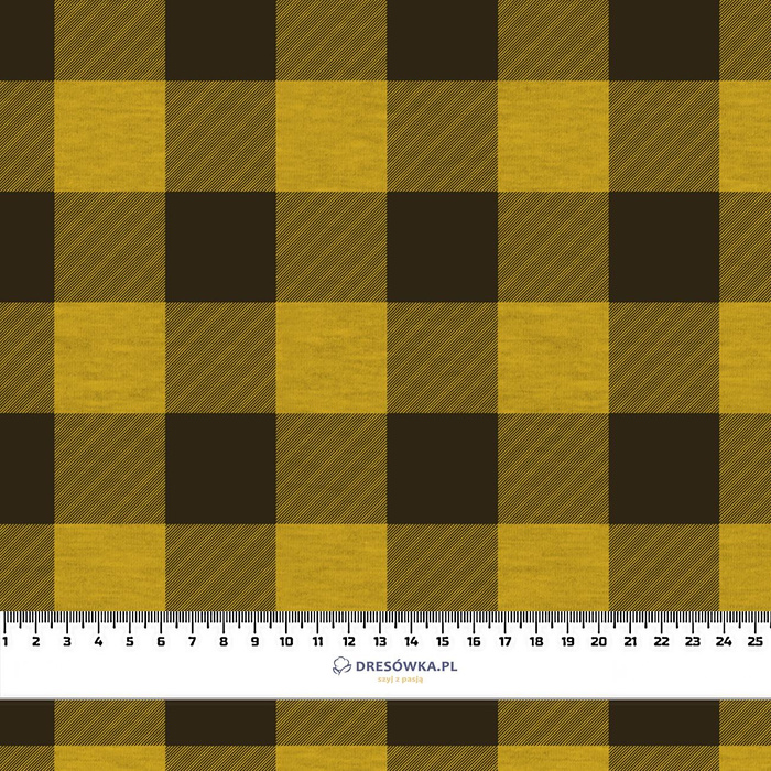 CHECK VICHY - MELANGE MUSTARD