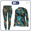 Thermo dámská sada (JANE) - alcohol ink wz.16 TEAL - Sada šití