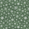 SNOWFLAKES PAT. 2 / ACID WASH BOTTLE GREEN - Woven Fabric for tablecloths