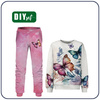 Jogginganzug für Kinder (MILAN) - BUTTERFLY M. 2 - Nähset (146/152)