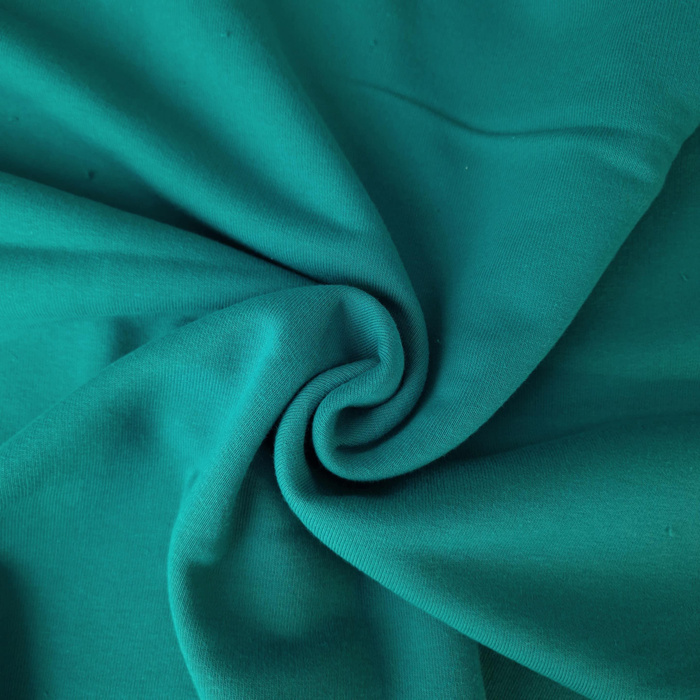 Gruba dzianina pętelkowa (P290) - TRANSFORMATIVE TEAL (D-247) / CYRANECZKA