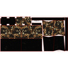 XL bag with in-bag pouch 2 in 1 - Black & Gold Glamour wz.2 - sewing set