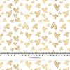 GOLDEN HOLLY (WHITE CHRISTMAS) - looped knit fabric