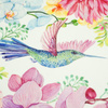 KOLIBRIS UND BLUMEN -  French Terry mit Elasthan