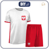 Children's sport outfit "PELE" - POLAND - sewing set 