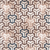 GEOMETRIC MINIMAL WZ. 12 - Muślin bawełniany