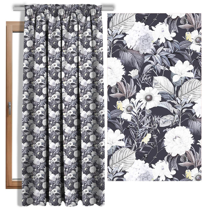 LUXE BLOSSOM pat. 4 - looped knit fabric