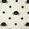 HALLOWEEN SPIDERS / ecru - looped knit SP250