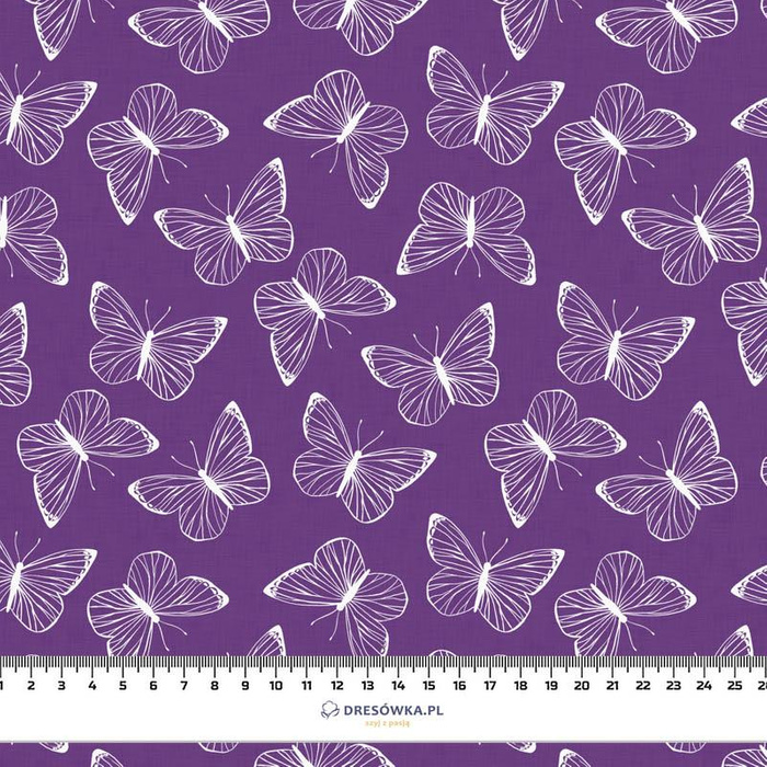 SCHMETTERLINGE / Kontur (PURPUR SCHMETTERLINGE) - Viskose Jersey