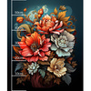BOUQUET OF FLOWERS WZ.5 - panel (60cm x 50cm)- single jersey s elastanem ITY