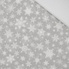 SCHNEEFLOCKEN MST. 2 / grau - HOME DECOR PREMIUM Webware
