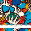 RETRO COMICS PAT.3 - lycra 300g