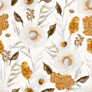 AUTUMN ARRANGEMENT pat. 5 - Cotton muslin