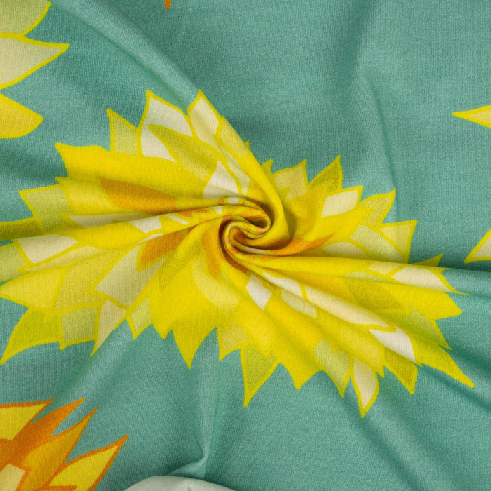 ASTER / námořní - Single jersey s elastanem