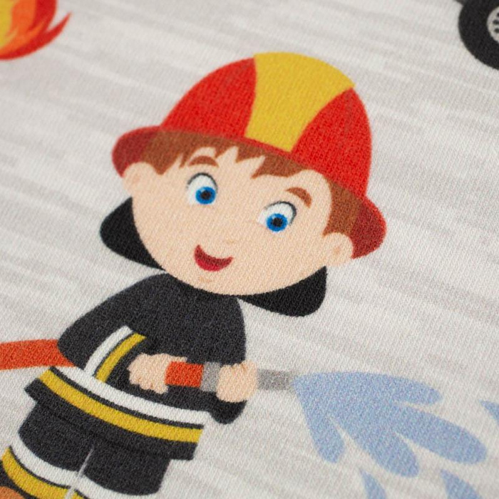FIRE BRIGADE / fire - Cotton woven fabric