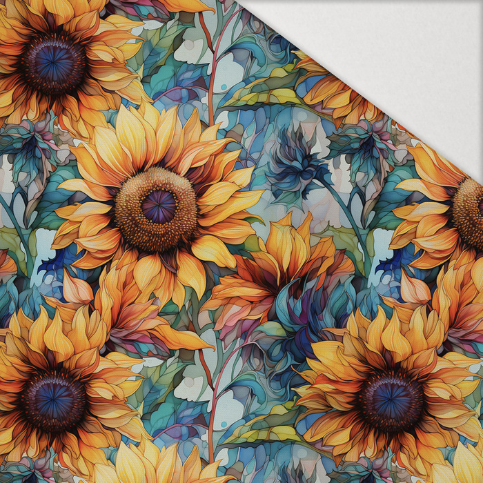 Sunflowers wz. 5 - Hydrofobní česaná teplákovina
