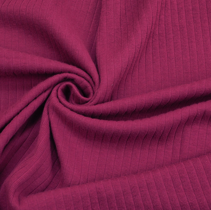 Dünner Rippenstrick HARMONIA 220g - PURPUR (D-65)