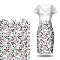 BEAUTIFUL FLOWERS - dress panel WE210