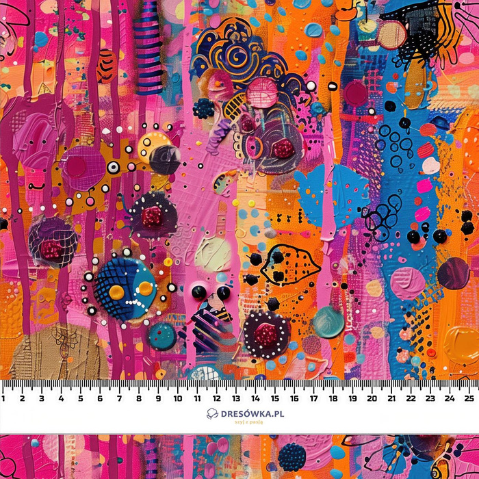 ABSTRACTION WZ.39 - Hydrophobic brushed knit
