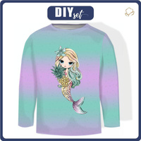 LONGSLEEVE - MERMAIDS AND PINEAPPLES pat. 2 - sewing set
