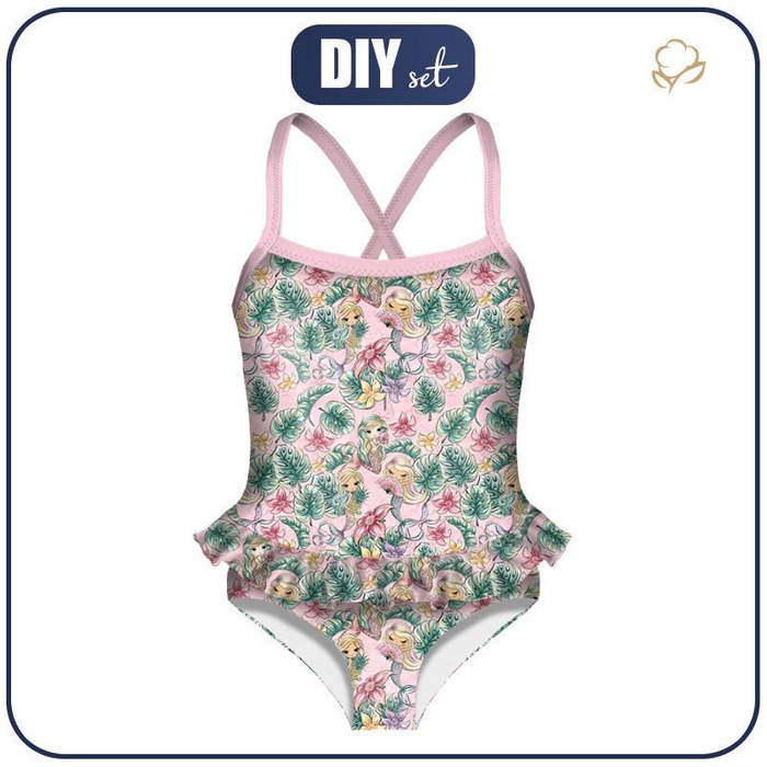 Girl's swimsuit - MERMAIDS MIX - 134-140