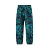 PALM LEAVES pat. 5 / black- Upholstery velour 