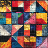 Batik Quilt wz. 4 - Cotton woven fabric