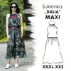PAPER SEWING PATTERN - DRESS "DALIA" MAXI