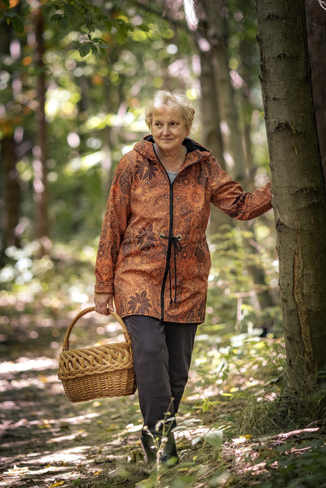 WOMEN'S PARKA (ANNA) - GOLDEN LACE - softshell XXL