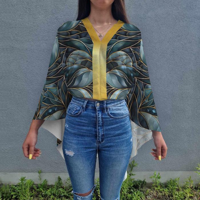 LEAVES WZ. 1- single jersey with elastane ITY