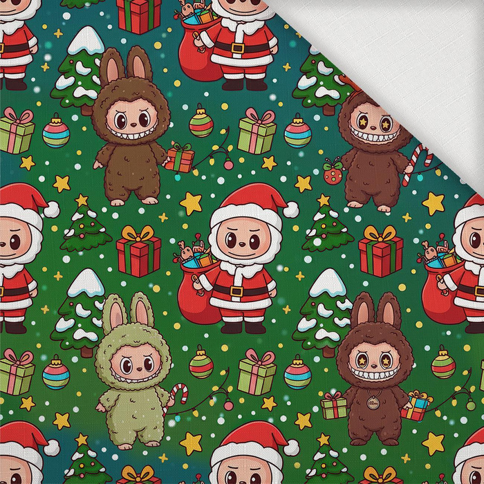 Creepy Cute Christmas WZ.1 - Woven Fabric for tablecloths