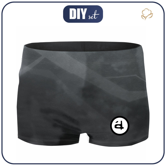 Jungen Badehose - SCHWARZ NINJA 98-104