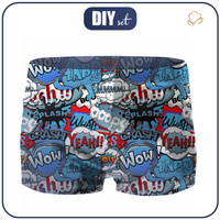 Jungen Badehose - COMICS (blau - rot) 110-116