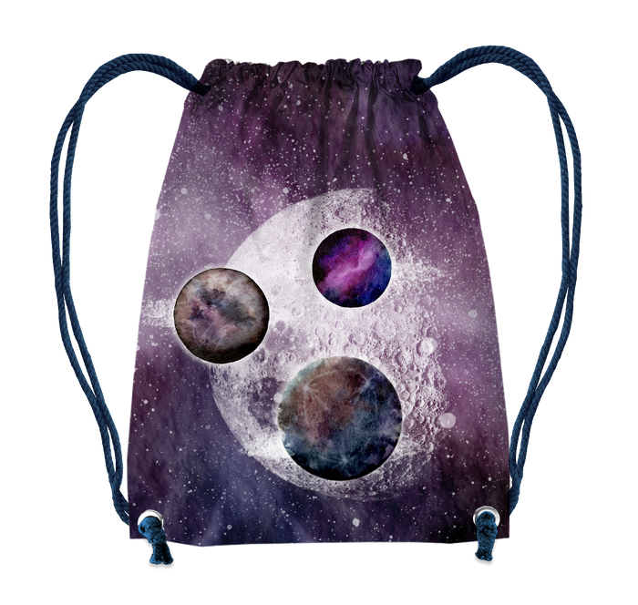 GYM BAG - PLANETS (GALAXY) - sewing set