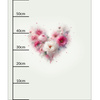 PASTEL BLOOM WZ. 5 - panel (60cm x 50cm) Upholstery velour