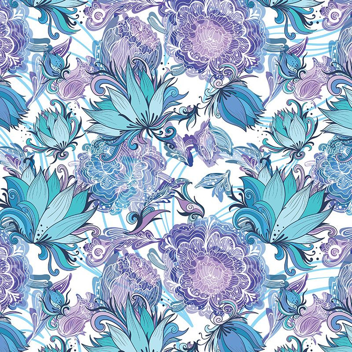 FROZEN GARDEN - Waterproof woven fabric